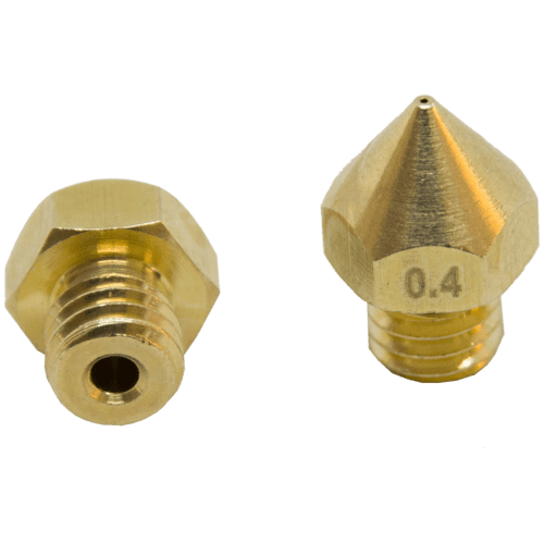 B2X300 MK8 0.4mm Brass Nozzles
